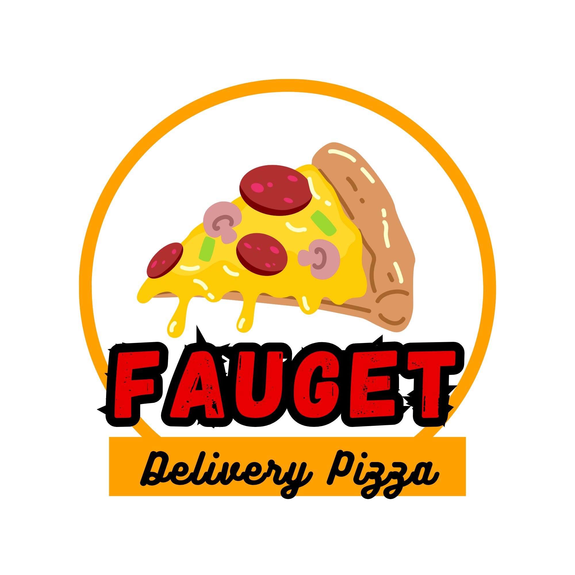 pizza delivery logo