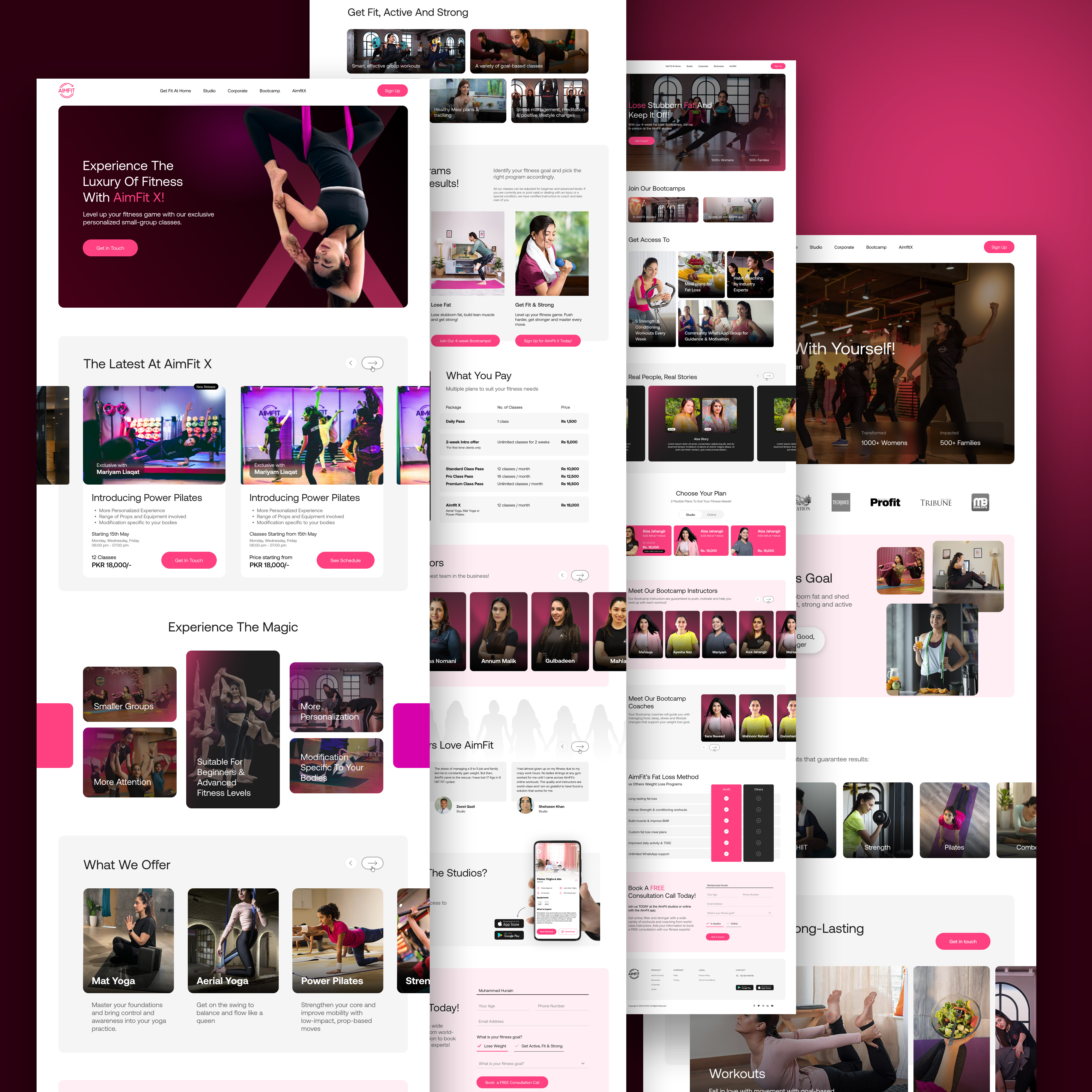 Fitness Website