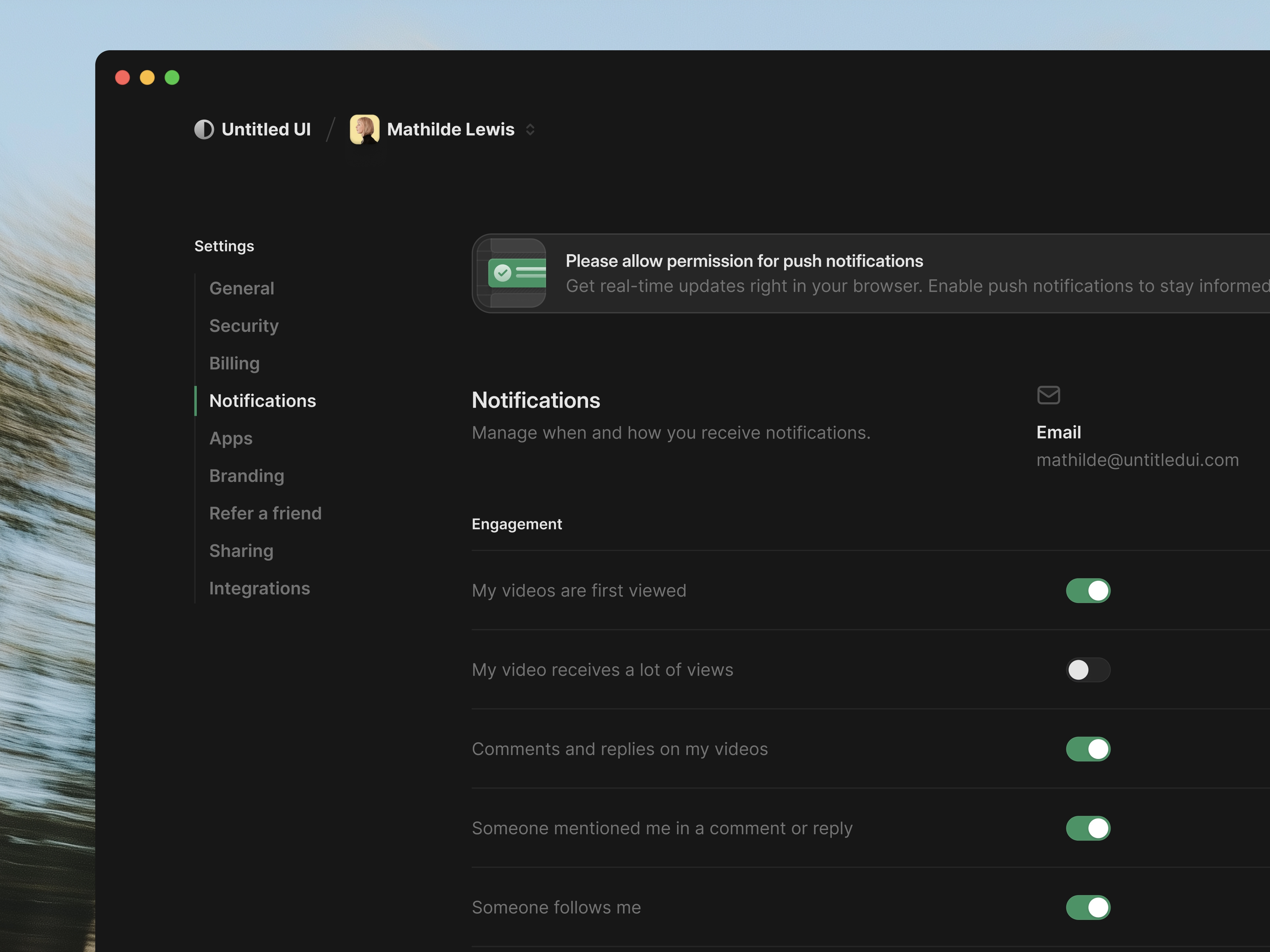 Notifications — Untitled UI