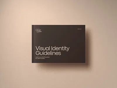Femke Coffee — Visual Identity Guidelines brand guidelines brand identity branding coffee branding cover editorial identity system layout design luxury mockup print design quiet luxury typography visual identity