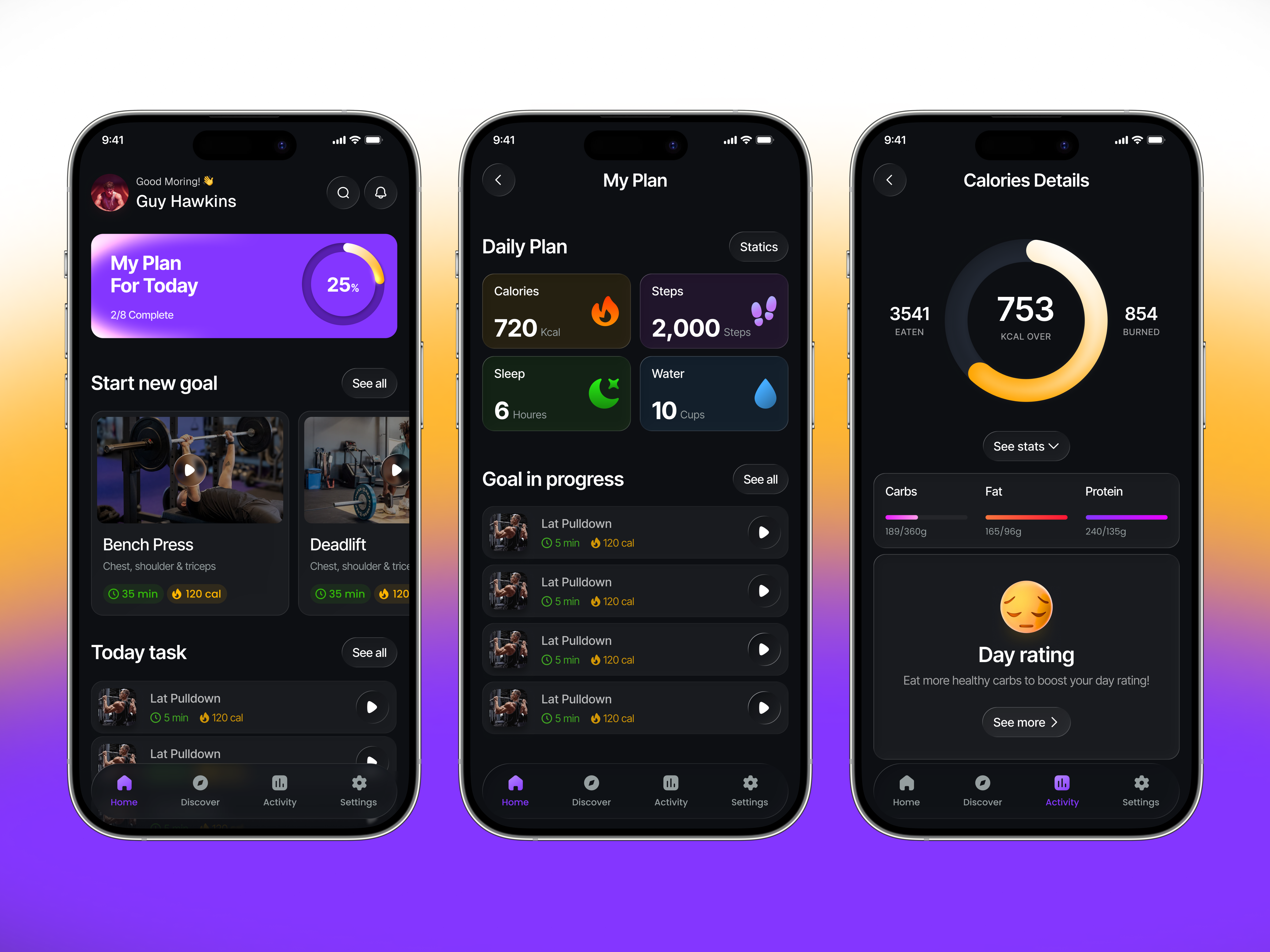 Example of Mobile App UI/UX Design (From 5 Screens)