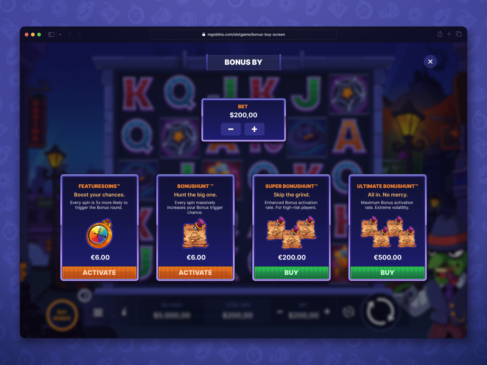 Bonus Shop Feature for Slot Game UX | Mobster Goblins bonus cartoon casino casino game gambling game design game ui gamedev igaming interface design product design shop slot slot art slot game slot online slot ui ui ui design uiux