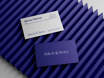 Stitch & Story – Logo design and Stationery Design branding business cards design business mockup corporate identity design dribbble fashion brand graphic design logo logo design logo for sale luxury branding print design