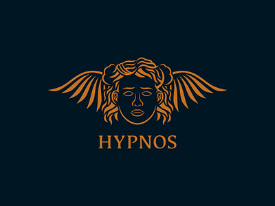 Logo. Hypnos - Discover the Art of Sweet Sleep branding graphic design identity illustration illustrator logo logotype photoshop polygraphy typography vector