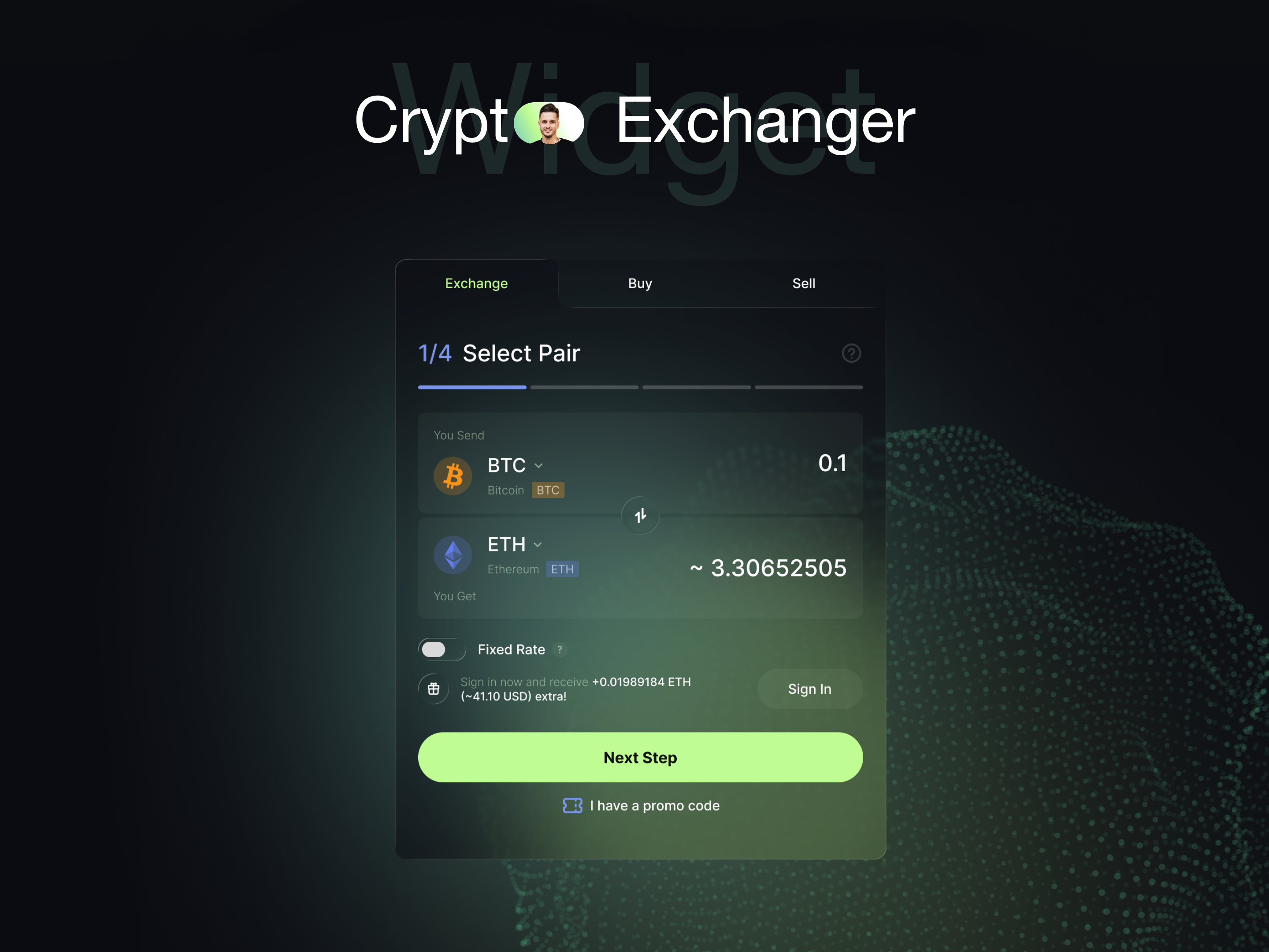 Crypto Widget, Crypto Exchanger, Web3 Design app blockchain brand branding crypto defi design exchanger graphic design interface ui web web3 widget
