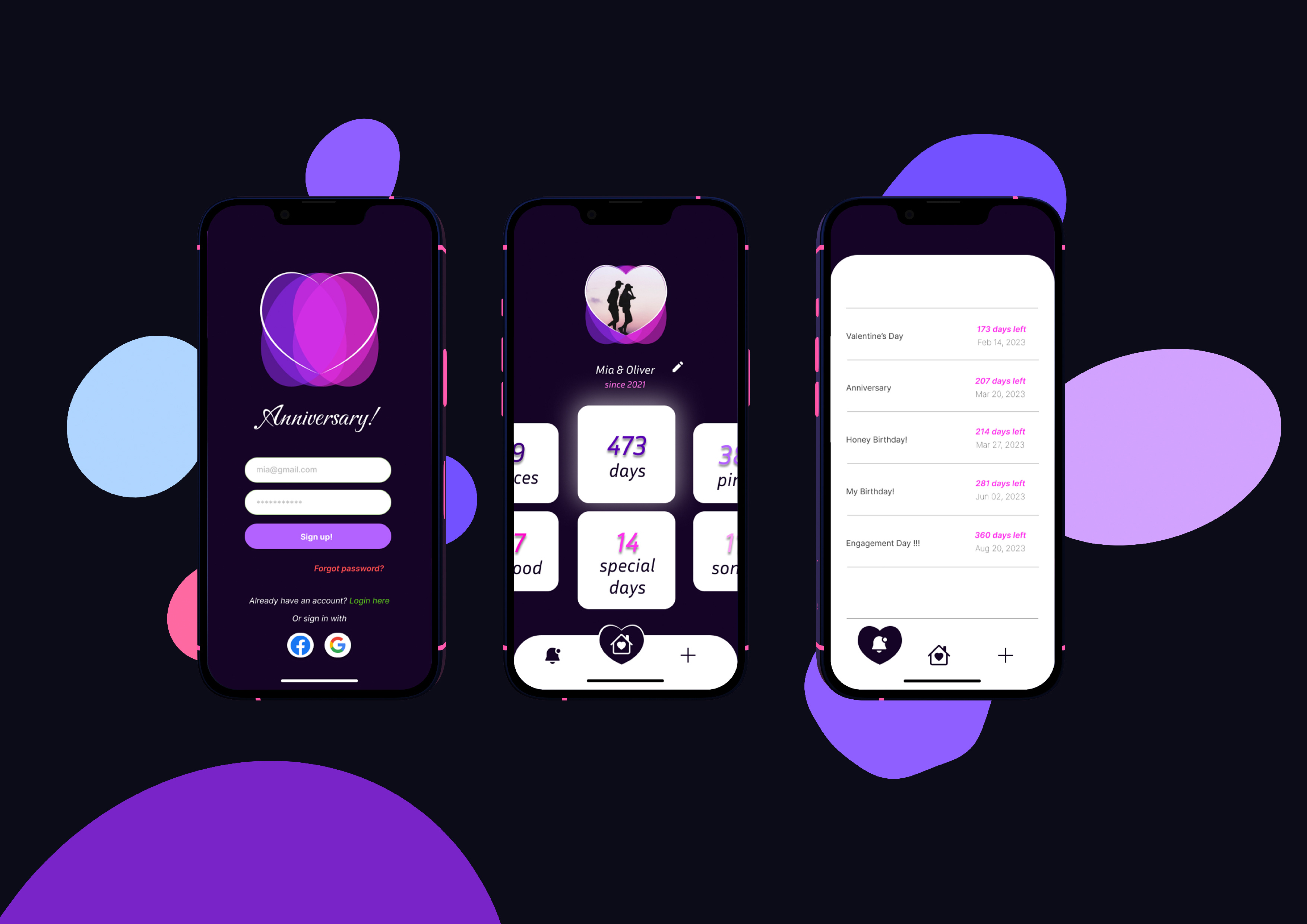Anniversary! App Design app app design branding design graphic design illustration logo ui ux vector