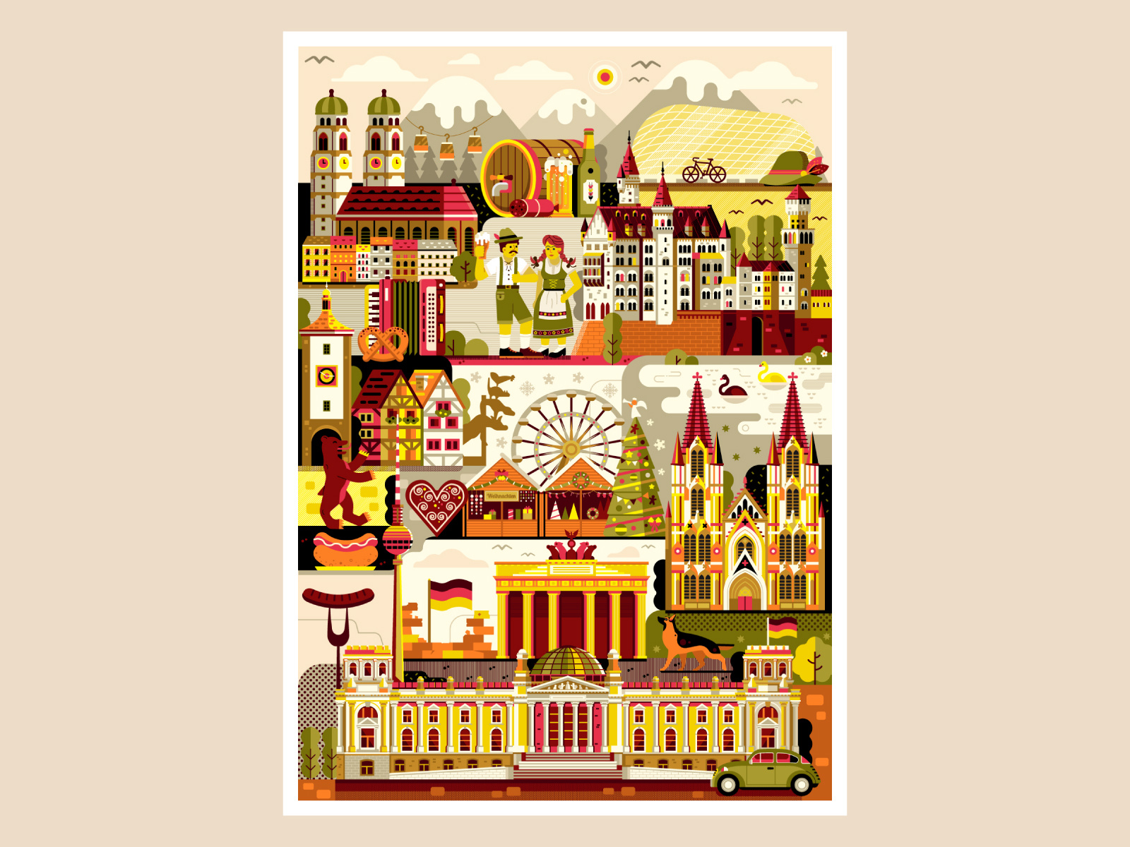 Travel Germany Poster