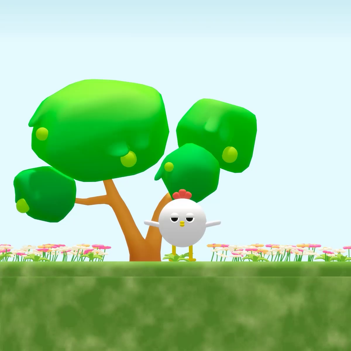 Chicken's Adventure🐔Spline 3D WP07