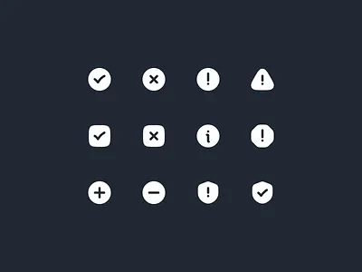 Status icons add alert check fault icon library icon set icons infor minus safe status success warn