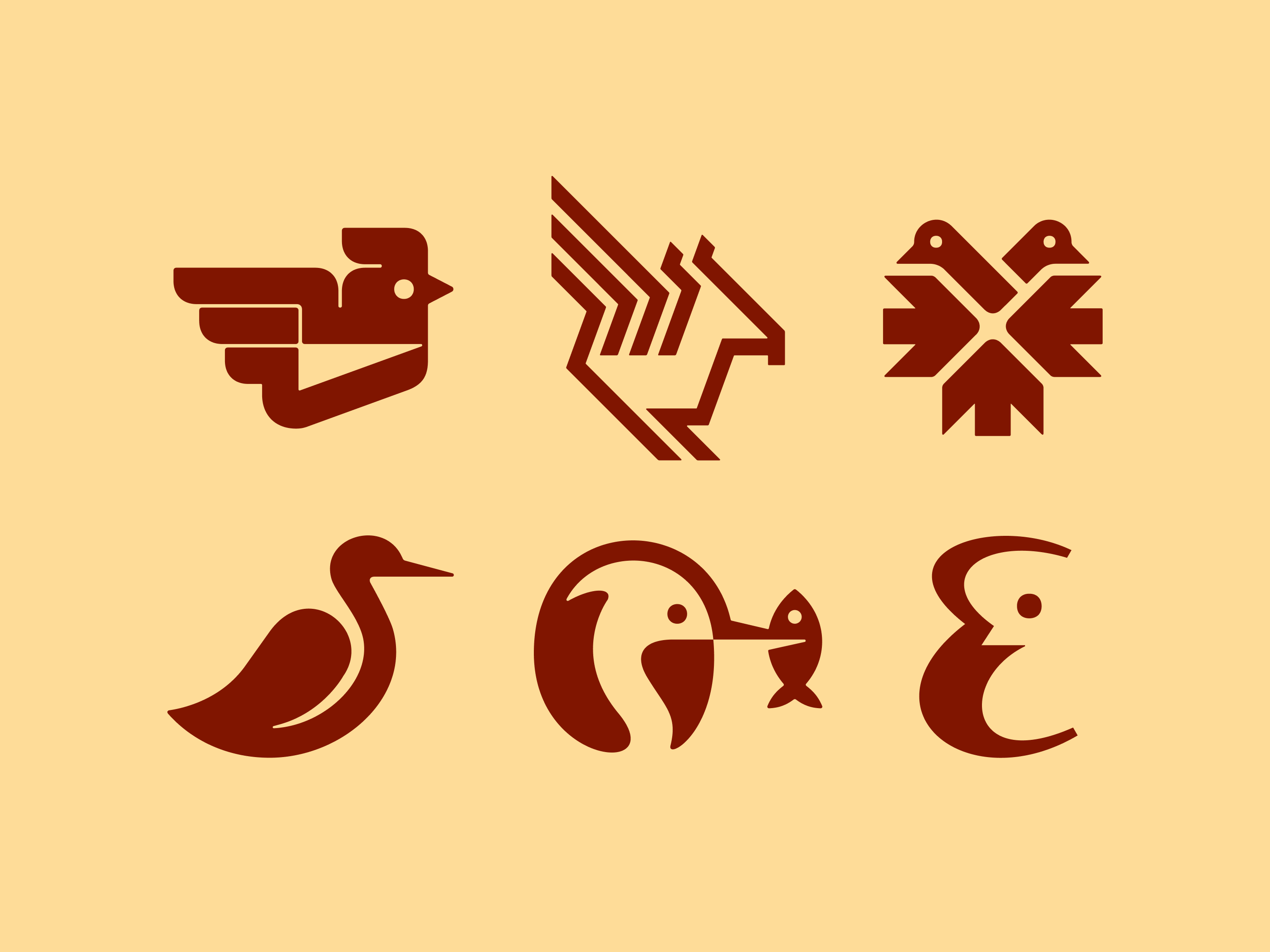 Example of Bird Logo Collection