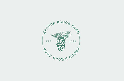 Spruce Brook Farm branding design graphic design