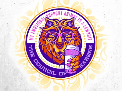 The Council of Karens chipdavid dogwings drawing funny karen logo vector