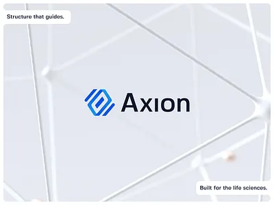 Axion - Logo & Visual Identity ai analytics platform ai compliance ai infrastructure ai platform branding biotech branding biotech logo biotech saas biotech startup data intelligence branding digital health branding enterprise ai branding healthtech branding innovation lab branding lab technology branding life science branding medtech branding regtech design regulatory tech research platform design scientific branding