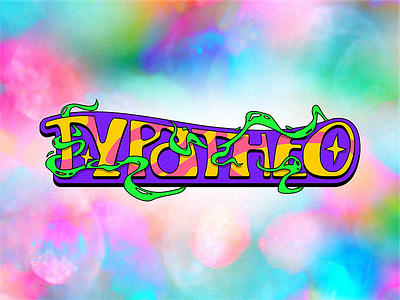 Typatheo funky groovy logo psychedelic trippy