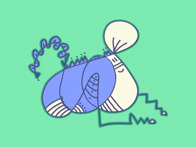 The Greenhouse Philosopher abstract abstractillustration botanicalart characterdesign illustration illustrator lineart minimalism mintandblue modernart surrealism vectorart vectorillustration