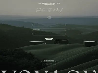 Lending page for travel agency animation branding design graphic design illustration travel agency ui ux vector web design