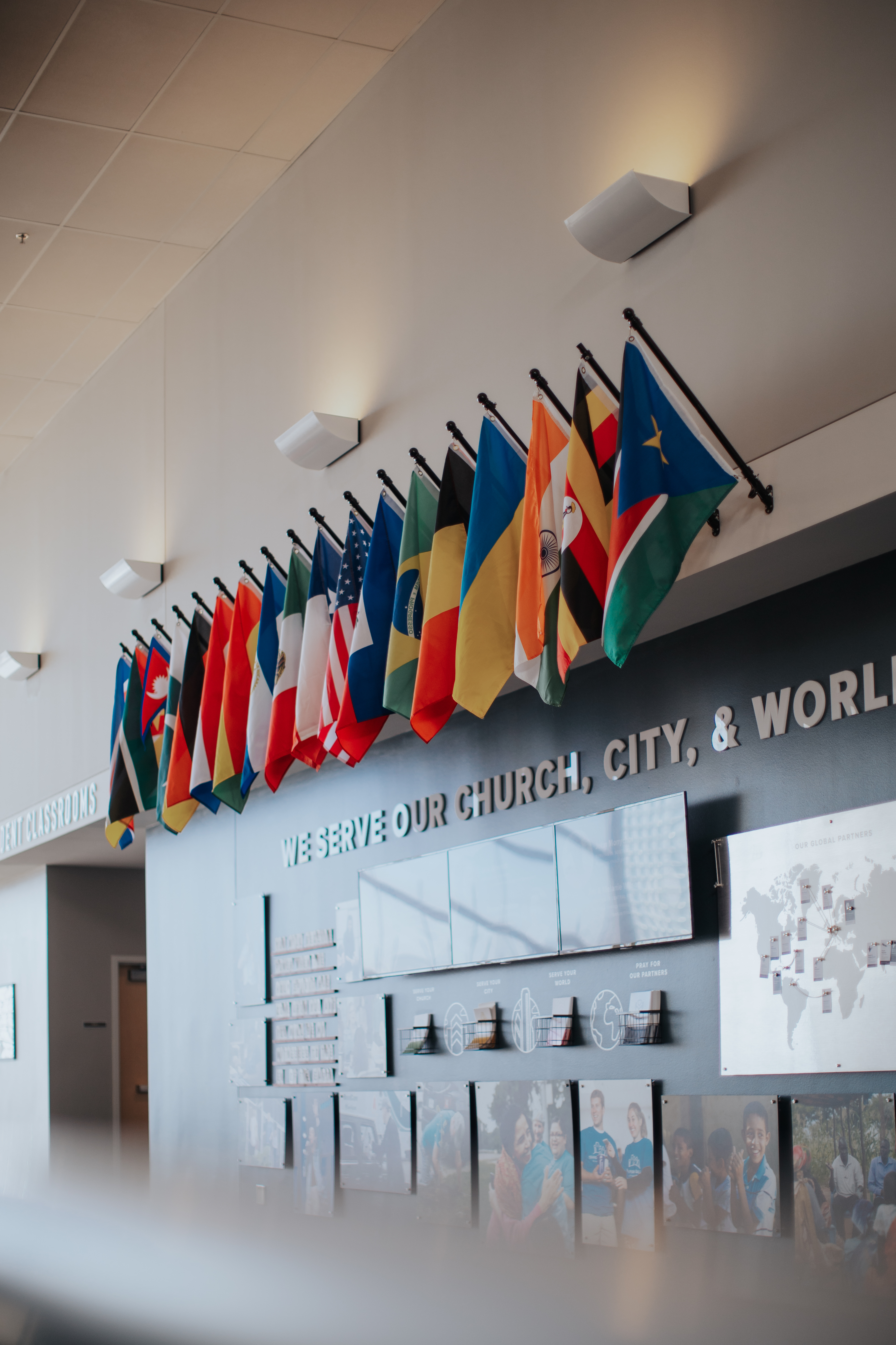 Global Outreach Wall church environmental design