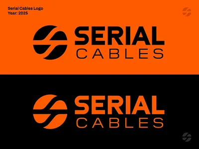 Serial Cables logo cables connection electric futurism icon logo logo designer logomark logotype minimalism modernism serial cables symbol tech technology typography wires wordmark