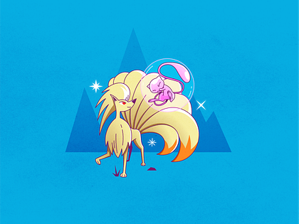Ninetales & Mew