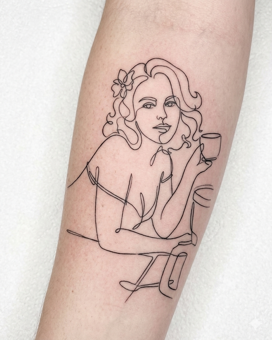 Example of Line Art From A Photo 