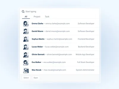 Core Tech Team — Avatar System / Set 1 avatar avatars developericons employee graphic design hr icons iticons lineicons productdesign roles saas saasdesign startupdesign teampagedesign techavatars techillustration ui uiicons