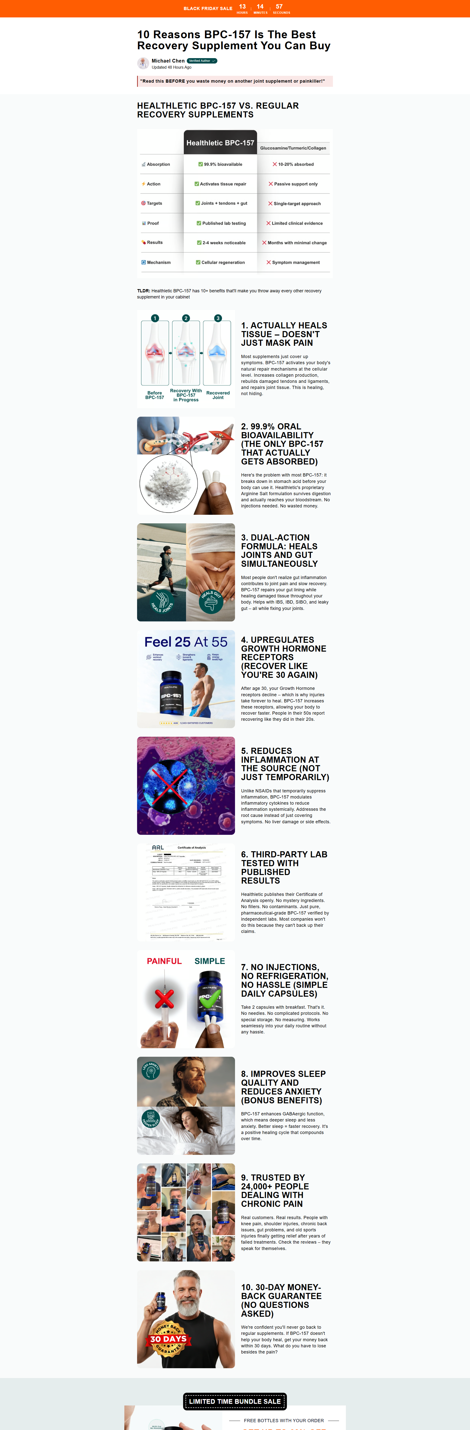 BPC_157 Peptide Supplements On Funnelish Funnel bpc 157 clone advertorial page clone checkout page clone funnel clone landing page clone listicle page copy funnel funnel funnelish funnelish funnel high converting listicle page new funnelsih templete ready funnel ready templete replicate funnel sales funnel templete