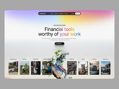 Finance Landing Page accounting software banking crypto finance financial financial tools fintech home investment landing page landingpage uiux web design