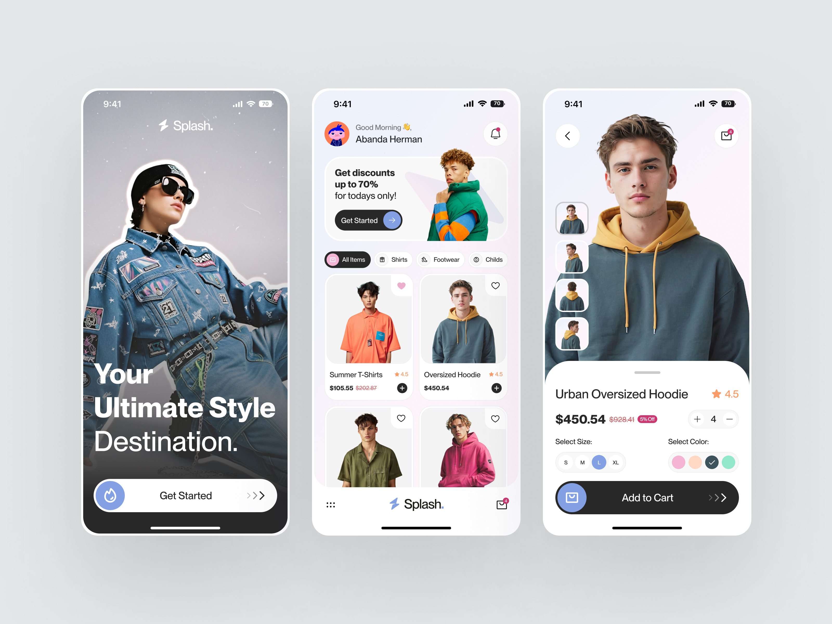 Example of Mobile App Design: UI/UX & Prototypes