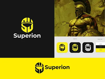Superion – Premium Gym & Fitness Brand Logo Design. branding design fitnesslogo graphic design gymlogo illustration logo typography ui vector