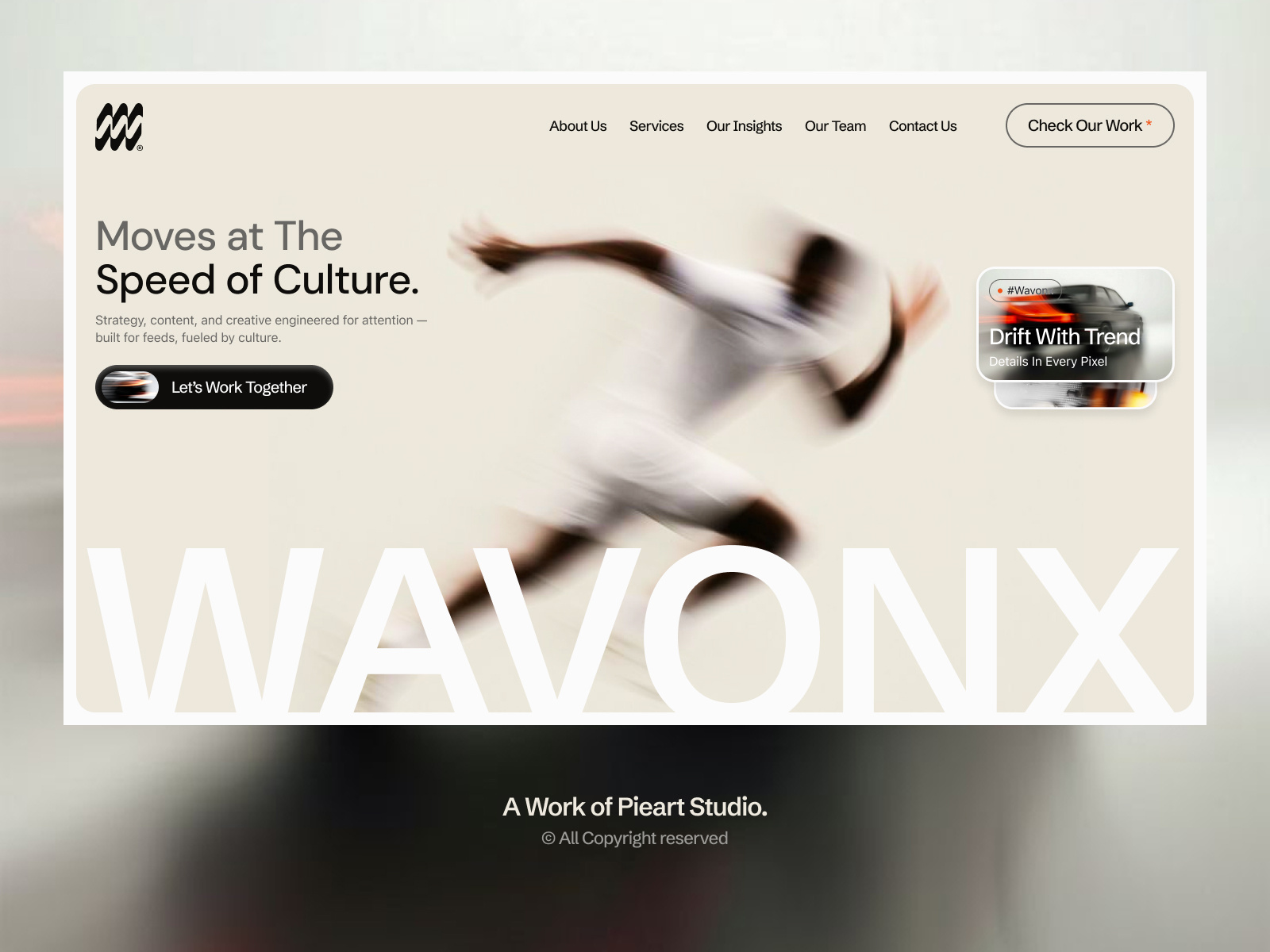 WAVONX - A Professional Video Production Agency Website
