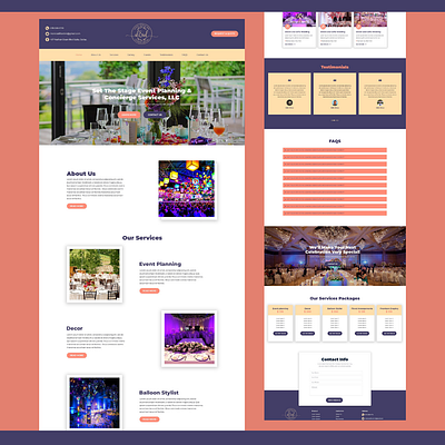 Minimalistic Responsive Web Design for Set The Stage. brandidentity branding business design designagency graphic design homepage illustration responsive ui uiuxdesigns ux we webdesign wordpress