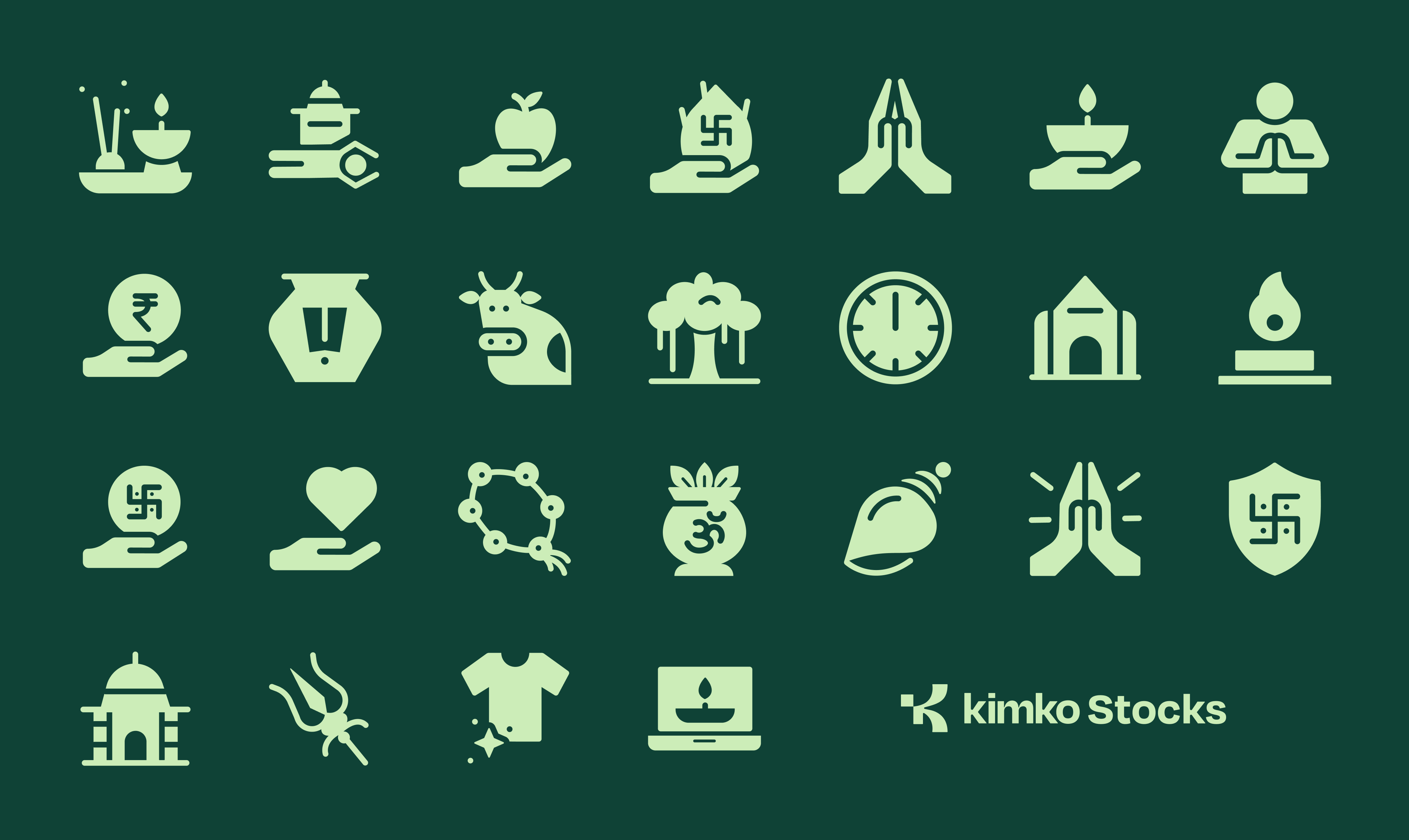 Devotional Icons Bundle 2d icons graphic design icons