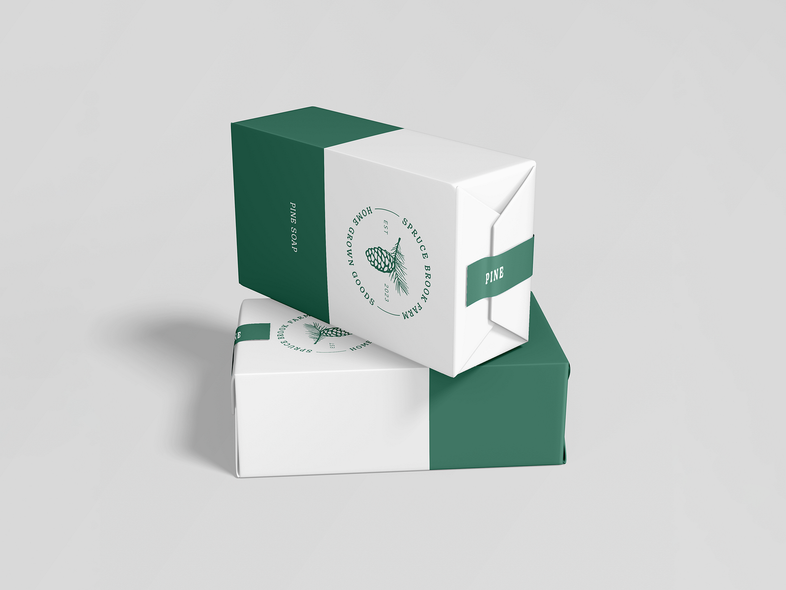 Spruce Brook Farms Soap Mockup by Aubrey Dockery on Dribbble