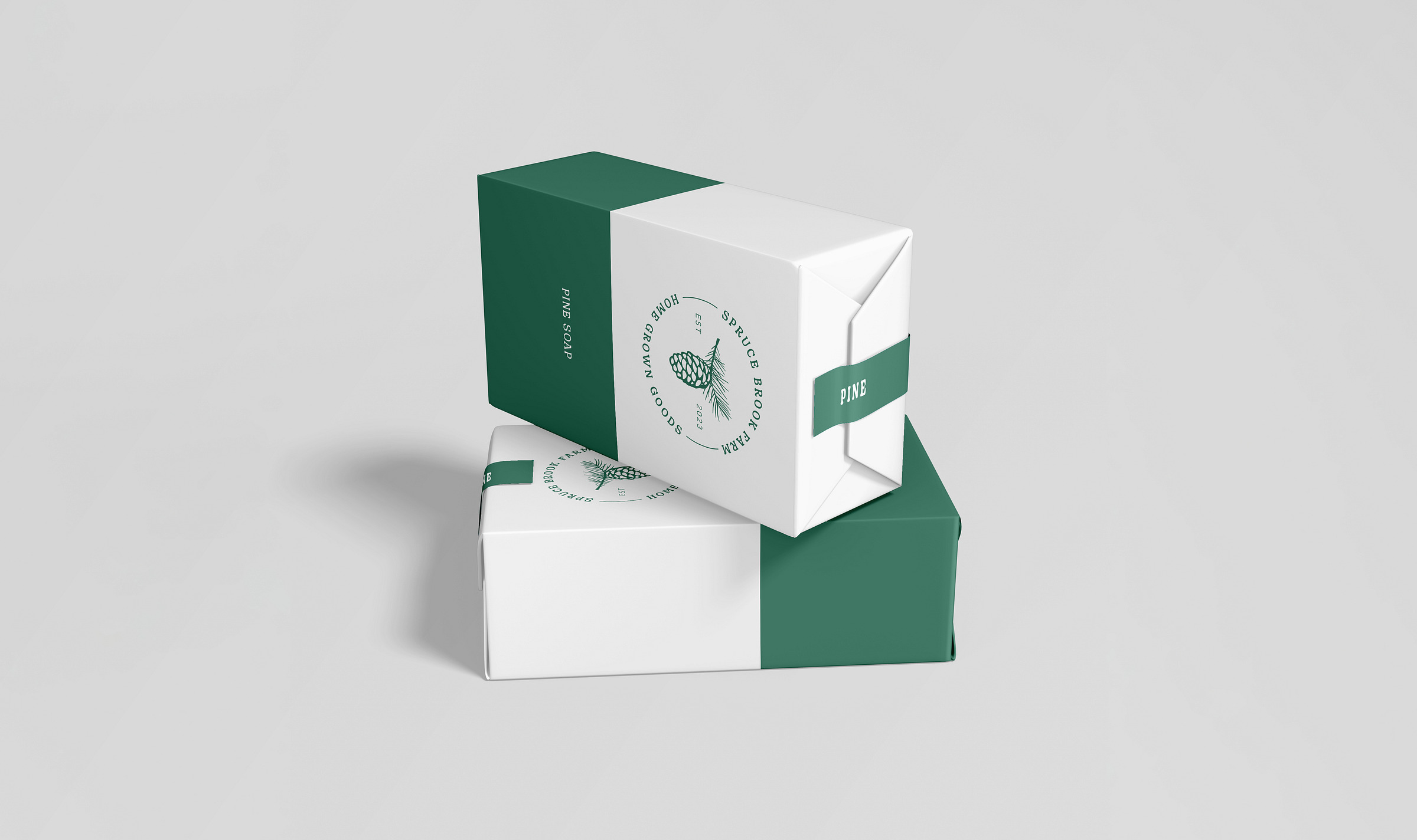 Spruce Brook Farms Soap Mockup by Aubrey Dockery on Dribbble