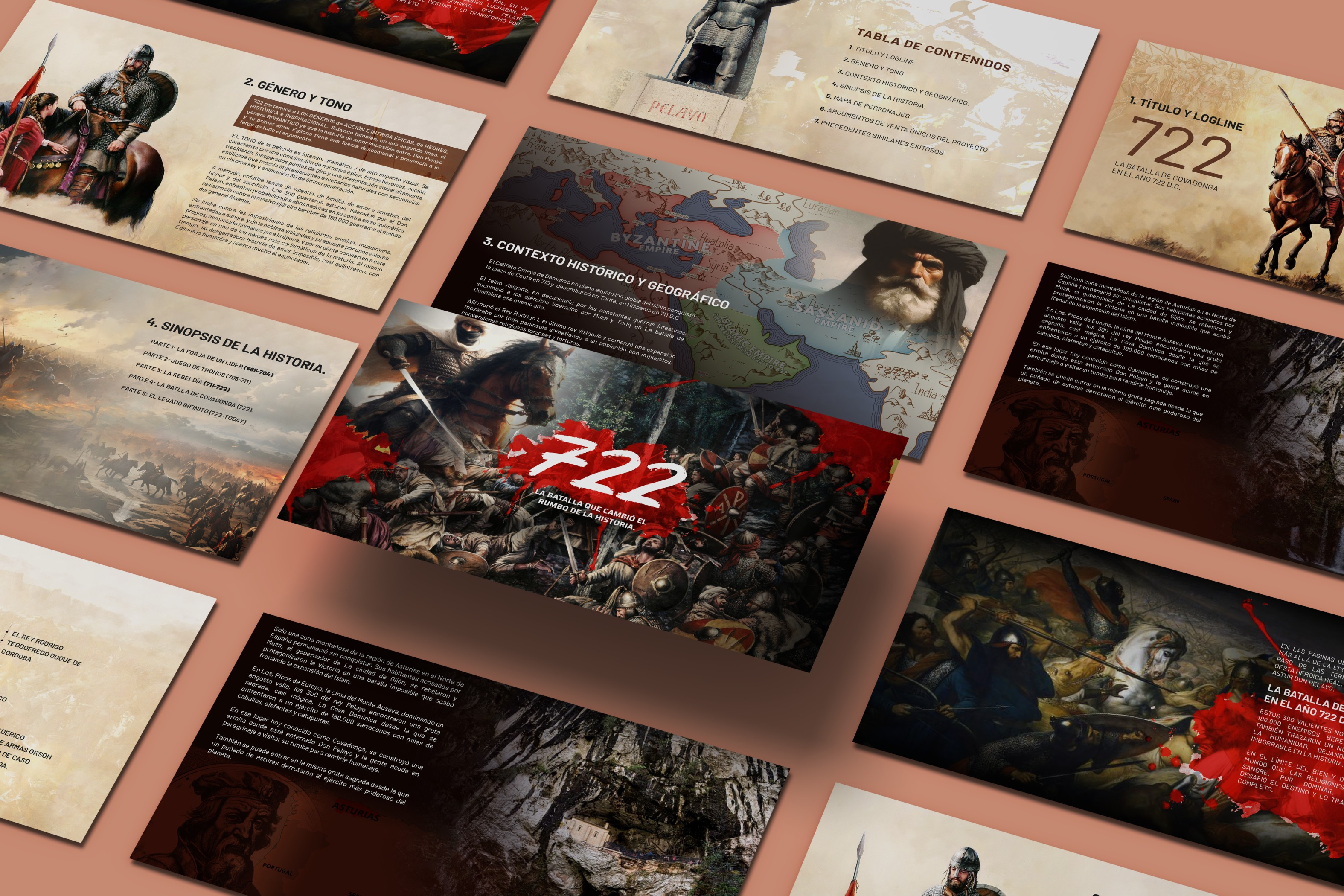 722 | Film Pitch Deck Presentation 3d adobe photoshop ancient branding creative presentation design film film pitch deck graphic design illustration logo movie movie pitch deck pitch deck pitch deck design powerpoint presentation series series pitch thriller ui