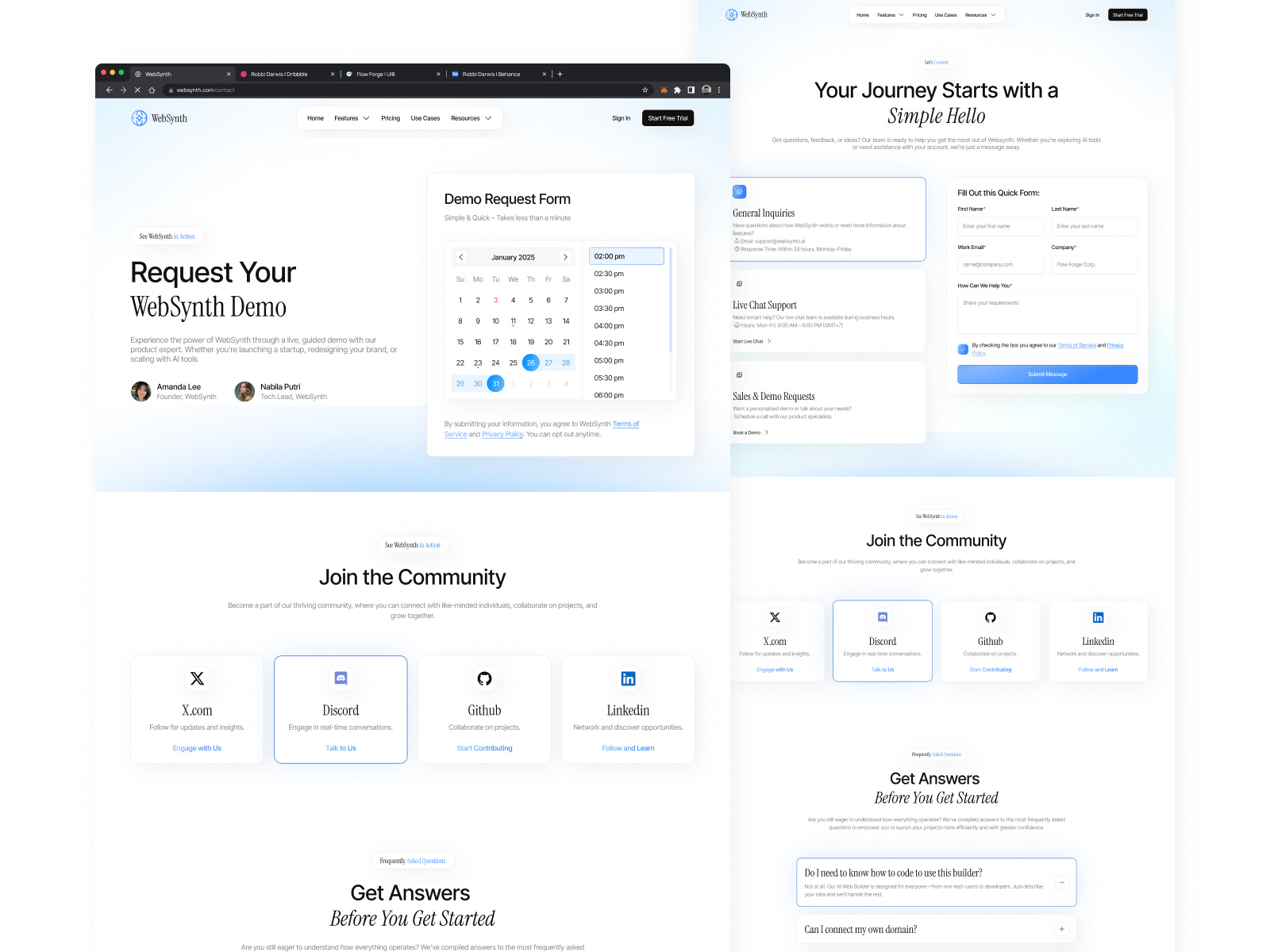 Example of Ai For Website Builder Or Landing Page