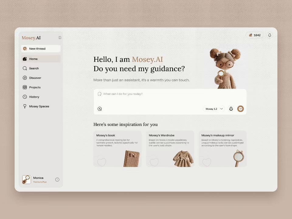Example of Mosey - AI Assistant