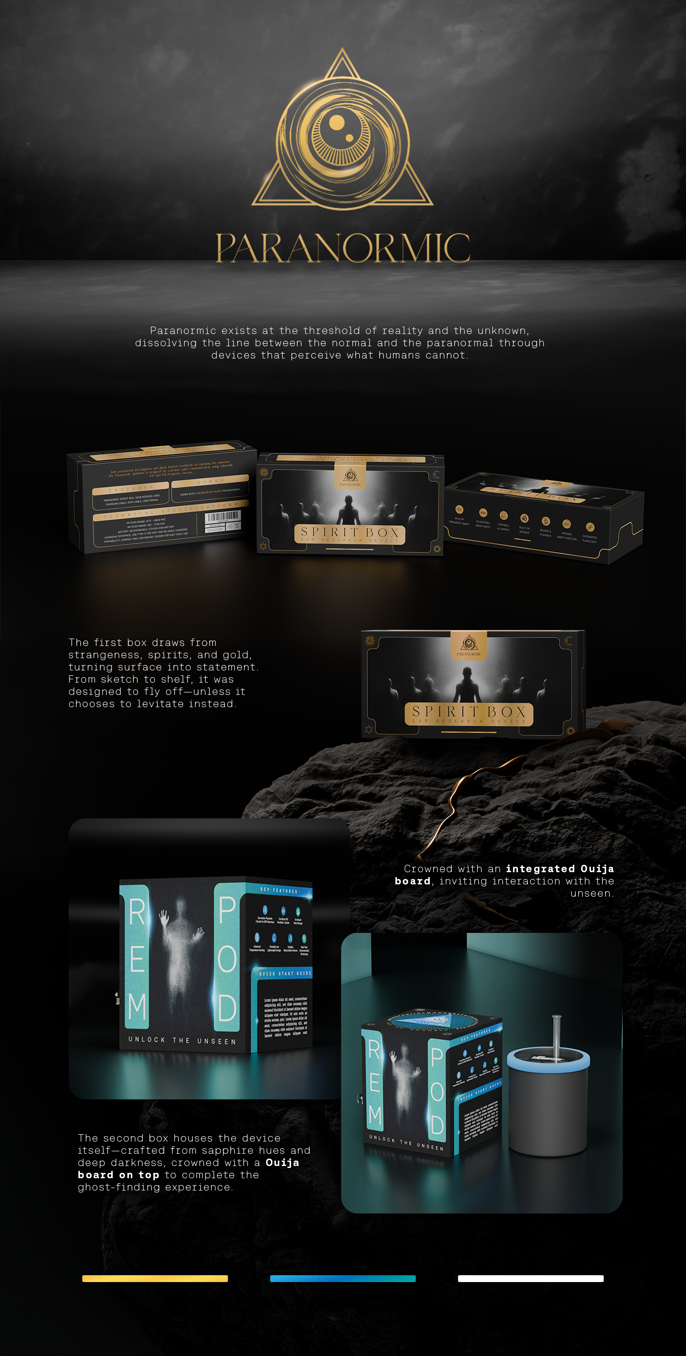REM POD - Ghost Detector | Packaging Design 3d 3d package design 3d packaging animation branding design design package graphic design illustration logo motion graphics package package design packaging design product product package design product packaging typography ui vector