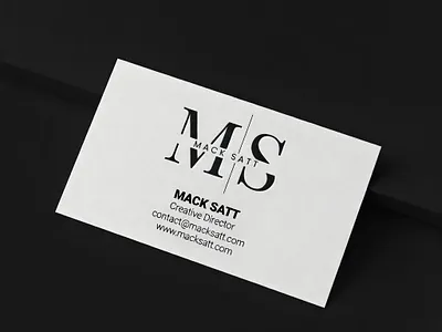 MS Mack Satt Logo Design | Modern Business Card Monogram LOGO brandidentity branding buisness logo businesscardlogo canvadesign corporate monogram dribbble graphic design logo logodesigner modern logo professionalbranding