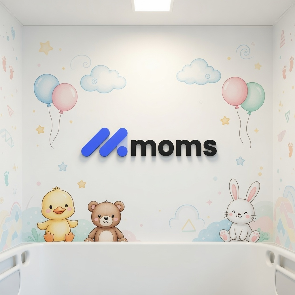 Moms Day Care Logo Design | Cute & Friendly Childcare Company brandidentity branding canvadesign childcarebranding daycarelogo dribbble graphic design kidslogo logo logodesigner minimalbranding preschoollogo