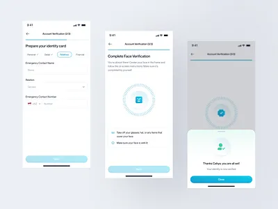 Indodax - Account Verification Screen account verification b2b bitcoin clean crypto exchange cryptocurrency dipa inhouse face verification investment ios app mobile mobile app mobile design modern product design saas startup trading ui design uiux