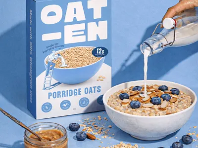 OAT-EN - Brand Identity & Packaging Design branding design graphic design illustration logo typography ui ux vector