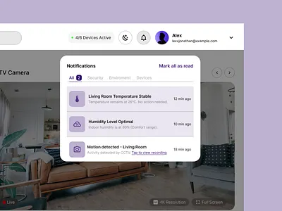 Daily UI #049 - Notifications daily ui dailyui dashboard notification notification ui ui design uidesign web web design