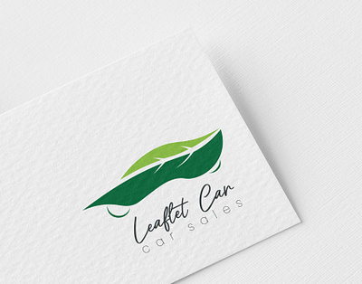 Leaf + Car Logo branding design graphic design illustration logo logos vector