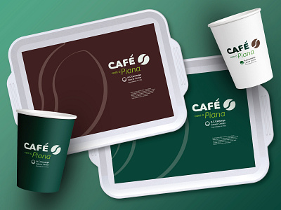 Coffee brand communication design logo