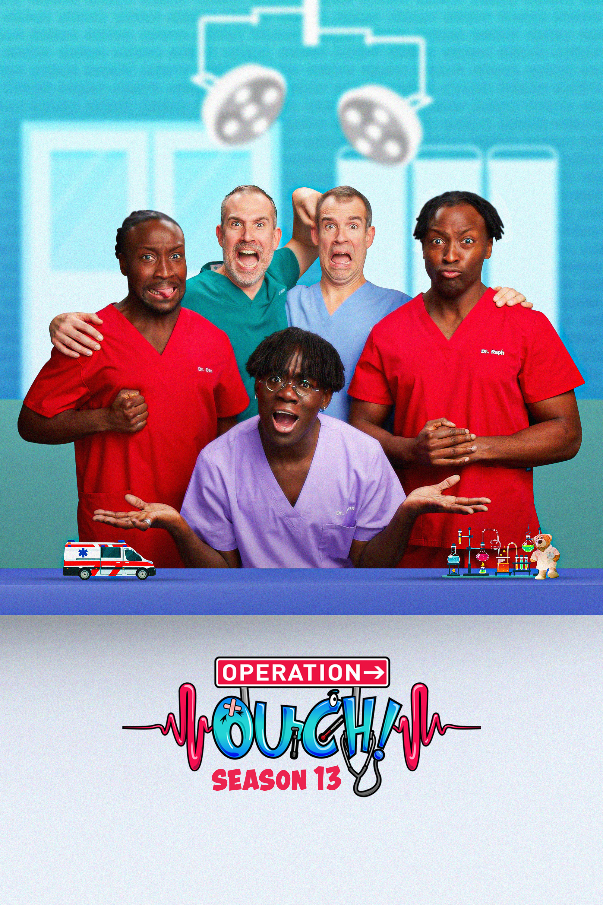 Operation Ouch Season 13 Key Art branding creative creative design film graphic design motion graphics movies