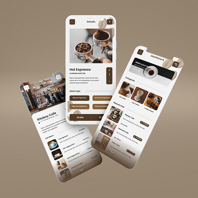 Coffee Shop App 3d app design branding design figma graphic design illustration logo mobile app typography ui ui design ui ux user experiance user interface ux vector xd