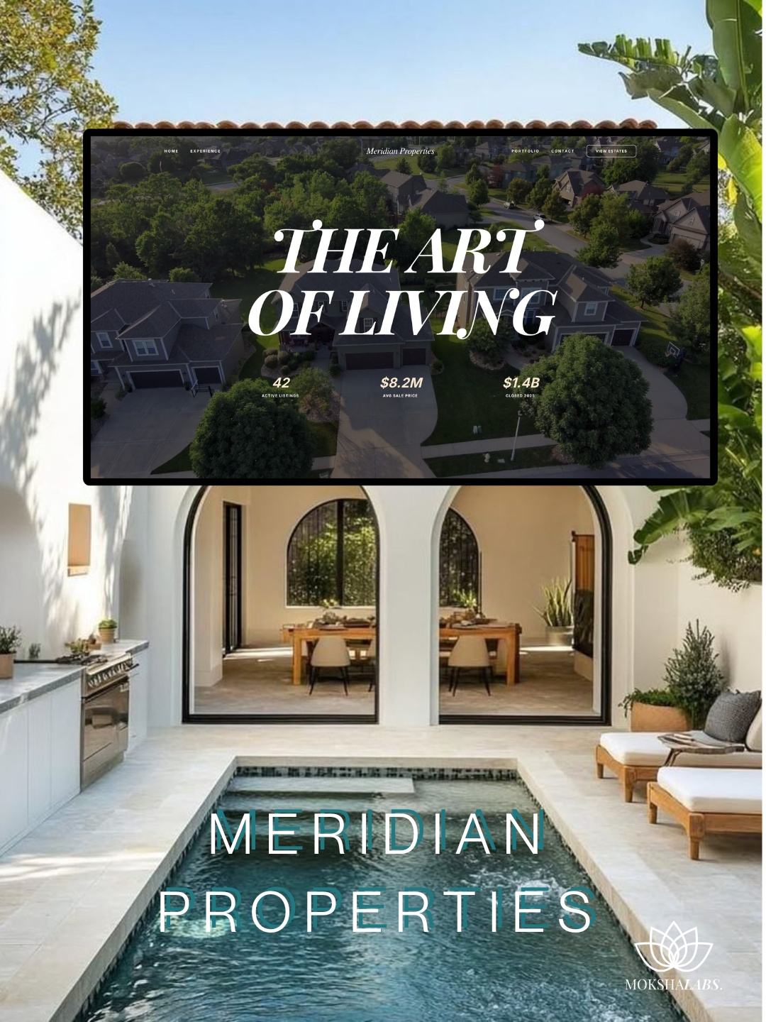 Luxury Real Estate Website — Meridian Properties UI