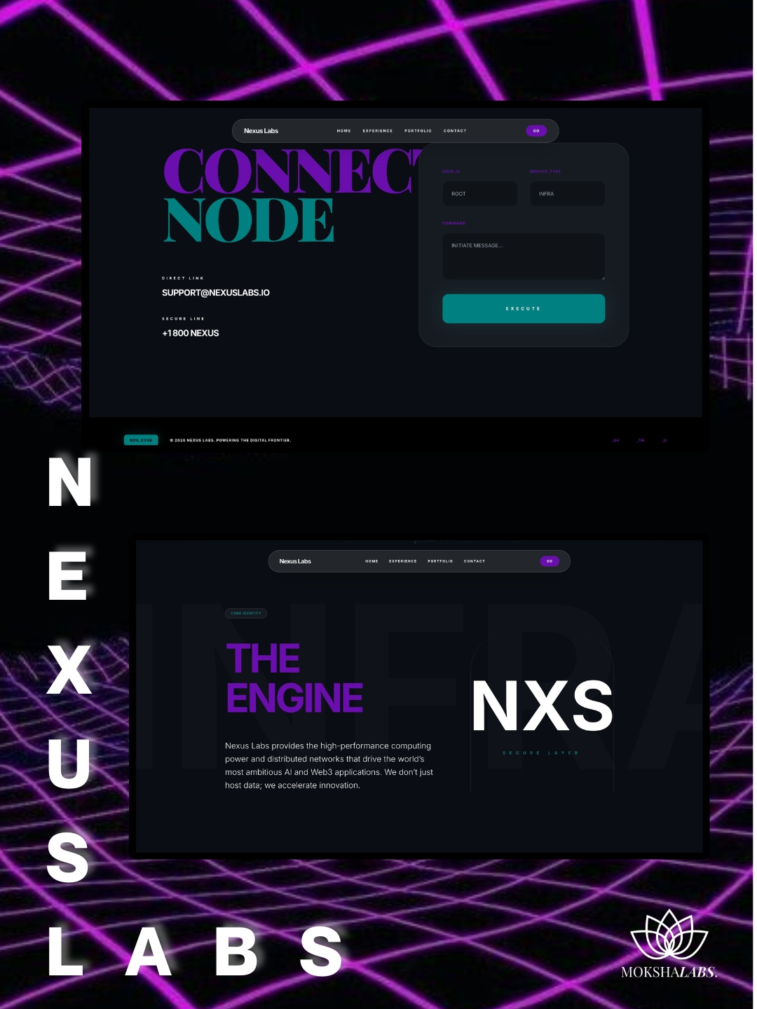 AI & Web3 Startup Website — Nexus Labs UI
