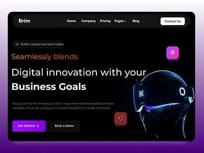 Next-Gen Digital Solutions - Technology, Tech Website UI Design hero page landing page shopify squarespace tech technology website ui design ux design web design webflow website wix wordpress